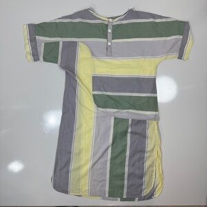 Cotton Heaven Striped Tunic Dress 100% Cotton Size‎ S